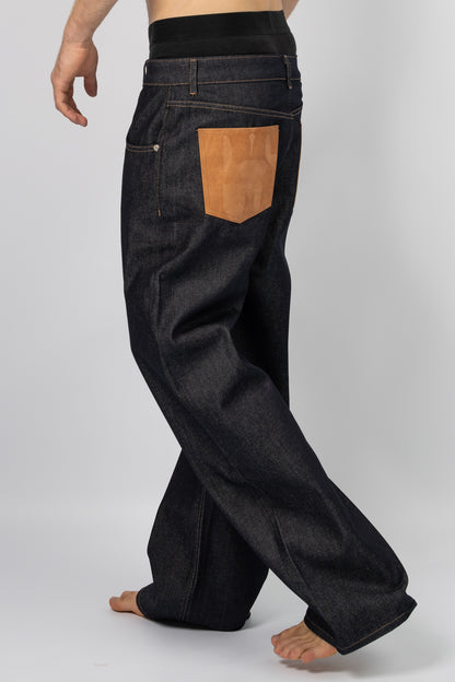 16 OZ RAW DENIM BLUE