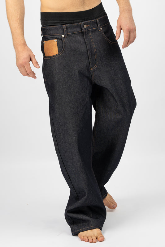 16 OZ RAW DENIM BLUE