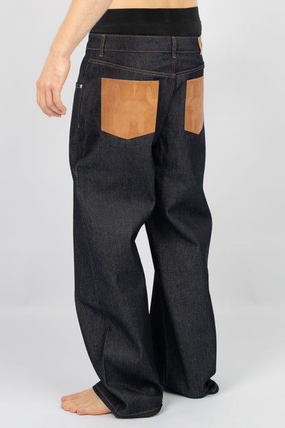 16 OZ RAW DENIM BLUE